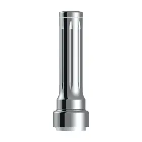 Upi70891 United Pacific Dallas Grooved Vertical Chrome Gearshift Knob With 9/10 Adapter -