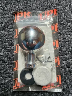 1008-4-02 Upr 2005 06 09 Mustang Round Billet Shift Knob Bullitt Style Nologo Polished New