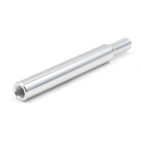 Uxcell 601382236546 93mm M10 X 1.5 Silver Tone Car Manual Gear Shift Knob Extension Lever Extended