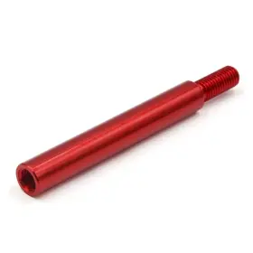 Uxcell 601382236577 93mm Red Metal Manual Gear Shift Knob Extension Lever Extended For Car Vehicle