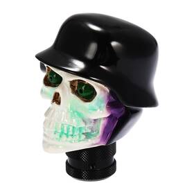 Uxcell 700724553379 Universal Car Auto Skull Head Design Gear Stick Shift Knob Shifter Cover Lever