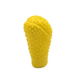Uxcell 714998038449 Car Yellow Silicone Oval Nonslip Gear Shift Knob Cover Lever Shifter Stick Glove