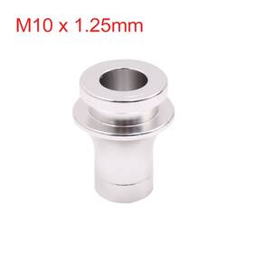 Uxcell 714998332493 M10 X 1.25mm Thread Silver Tone Car Gear Lever Shift Knob Boot Retainer Adapter