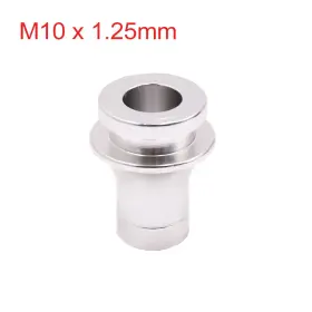 Uxcell 714998332493 M10 X 1.25mm Thread Silver Tone Car Gear Lever Shift Knob Boot Retainer Adapter