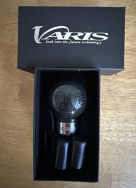 Varis F11-rc Carbon Genuine Manul Gear Shift Knob 48.5mm Sleeve New