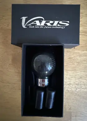 F11-rc Varis Carbon Genuine Manul Gear Shift Knob 48.5mm Sleeve New
