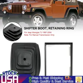 1888694 Vipjq Shifter Boot Retainer Bezel Ring Manual Trans Fit Jeep Wrangler Tj 1997-2004