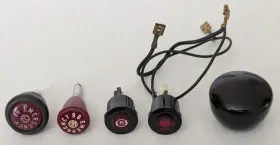 111-919-233 Volkswagen Vintage Oem Parts Vw Dash Lights Shift Knob
