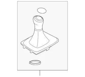 17b-711-113-c-dwd Volkswagen Genuine Shift Knob
