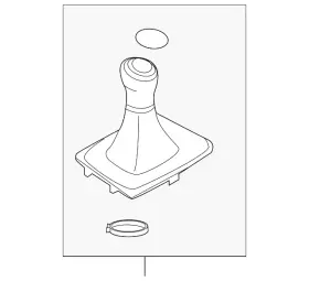 17b-711-113-h-zht Volkswagen Genuine Shift Knob