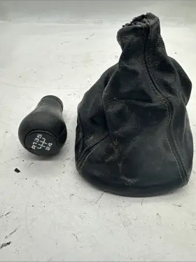 357863209a Volkswagen 90-94 Vw Passat B3 Black Leather Shift Boot Knob Oem