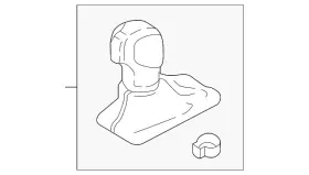 3cn-713-123-b-zea Volkswagen Genuine Shift Knob