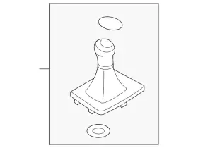 5c0-711-113-uzc Volkswagen Genuine Shift Knob