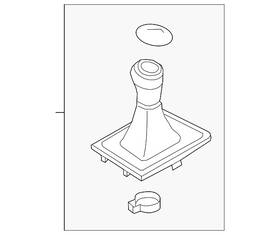 Volkswagen 5c7-711-113-c-cbr Genuine Shift Knob