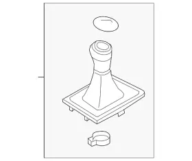 5c7-711-113-c-cbr Volkswagen Genuine Shift Knob