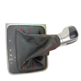 5g1-713-203-k-xpr Volkswagen Oem 2015 - 2019 Vw Mk7 Gti Automatic Shift Lever Knob Red Stitch 5g1713203kxpr