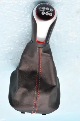 5k0711113t Volkswagen 10-14 Vw Gti Mk6 Leather 6 Speed Manual Selector Shifter Knob Boot Trim Oem