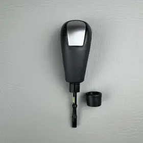 30759052 Volvo 2004-2012 S40 V50 C30 C70 Two Tone Charcoal Leather Shift Knob