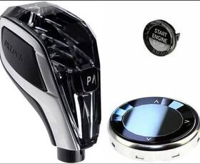 Vstar K0192-right Rhd 3-pack Crystal Gear Shift Knob Shifter Sticker For Bmw 3 Series 4 X