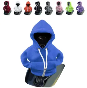 Hl587 Vvag Blue Gear Shift Hoodie Cover Universal Car Shifter Knob Protector