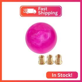 Wenjtp Ys-1005-pk2-cs Marble Style Round Ball Shift Knob - Universal Fit For 5 And 6 Speed Manual
