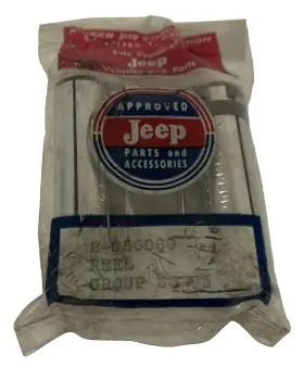 966080 Willys Nos Seat Belt Retractor Reel Set In Package 1960s 1970s Kaiser Jeep Cj5