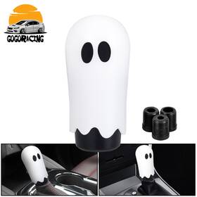Wutong 1d-gg-204sfn-wh-usea White Jdm Ghost Manual Gear Stick Shift Knob Shifter Cute Halloween