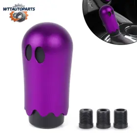 Sfn204204-pp Wutong Universal Jdm Ghost Manual Gear Stick Shift Knob Shifter With Adapters Purple Cute