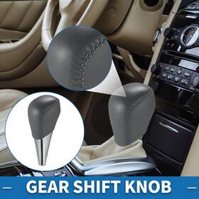 X Autohaux 655692131794 Automatic Gear Shifter Knob For Toyota Camry 2007-2014 Plastic Faux Leather Gray