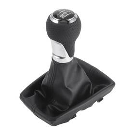 X Autohaux 655692962770 6 Speed Manual Gear Shifter Knob With Cover For Audi A4 2007-2015 Faux Leather