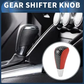 X Autohaux 656417733422 Automatic Gear Shifter Knob For Toyota 4runner 2003-2021 Faux Leather Black Red X Autohaux 656417733422 Automatic Gear Shifter Knob For Toyota 4runner 2003-2021 Faux Leather Black Red