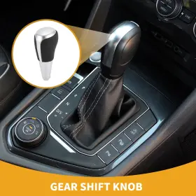 X Autohaux 656417733910 Car Automatic Gear Shift Knob For Toyota Prius C 2012-2017 Plastic Faux Leather