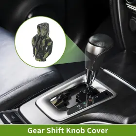 X Autohaux 688391955583 1 Pcs Universal Car Suv Truck Gear Shift Knob Cover Green Polyester