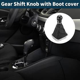 X Autohaux 6r0711113 6 Speed Gear Shift Knob With Cover No.6r0711113 For Volkswagen Polo Faux Leather