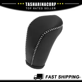 X Autohaux 723115153798 Piece Of 1 Car Faux Leather Gear Shift Knob Cover For Subaru Forester 2014-2017