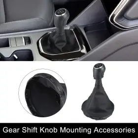 X Autohaux 724117332914 5 Speed Gear Shift Knob Car Manual For Vw Transporter T5/t6 Black