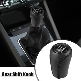 X Autohaux 724117898120 Black 6 Speed Manual Gear Shift Knob Stick Shifter For Mazda 3 Bk Bl 03-13