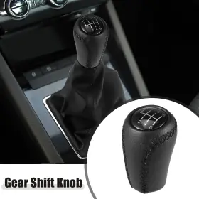 X Autohaux 724117898120 Black 6 Speed Manual Gear Shift Knob Stick Shifter For Mazda 3 Bk Bl 03-13