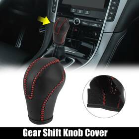 X Autohaux 724708685337 Gear Shift Knob Cover For Infiniti Qx50 Qx70 Qx80 2014-2016 Qx56 2011-2013 Black