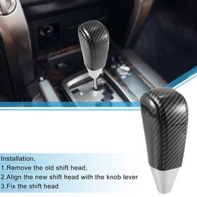 X Autohaux 726215573930 Car Auto Gear Shift Knob Stick Shifter For Toyota Land Cruiser 2016-2021 Black
