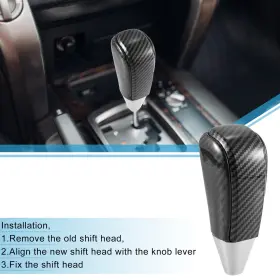 X Autohaux 726215573930 Car Auto Gear Shift Knob Stick Shifter For Toyota Land Cruiser 2016-2021 Black
