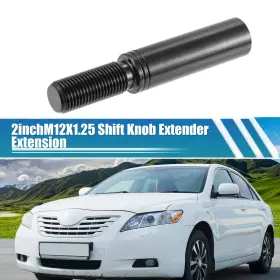 M12x1.25 X Autohaux 726215843804 81mm 3.19 Inch Auto Shift Knob Extension Lever Gear Manual Shifter Rod