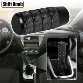 X Autohaux 782685066723 9.5cm Shift Knob Gear Manual Transmission Stick Set For Car Black
