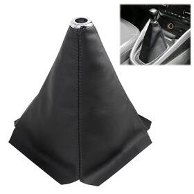 X Autohaux 784958575611 Universal Pvc Faux Leather Gear Shifter Knob Cover Dust Boot For Cars