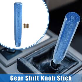 X Autohaux 786527423798 Gear Shift Knob Stick 30cm Faux Crystal Universal For Vehicle Acrylic Blue