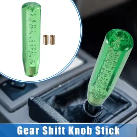 X Autohaux 786527423927 Gear Shift Knob Stick 20cm Faux Crystal Universal For Vehicle Acrylic Green