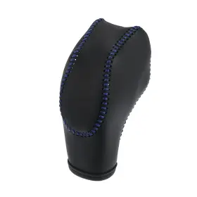 A22030800ux0499 X Autohaux Car Faux Leather Gear Shift Knob Cover Black Blue Line Ford 2012-2018