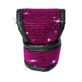 Th319-variations Xotic Tech #th319-variations Sparkly Rhinestone Auto Interior Gear Shift Lever Head Knob Protective Cover