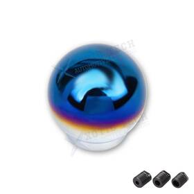 Xotic Tech #th421-variations Burnt Blue Gear Selector Knob Racing Style Shifter Head Car Interior Replacement