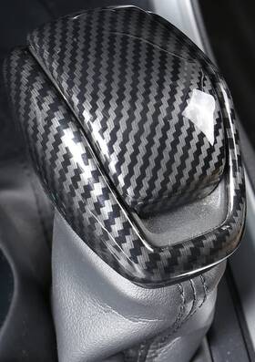 Yakaney R-i-022 Inch Gear Shift Knob Cover For Rav4 And Highlander 20192025 Carbon Fiber Trim